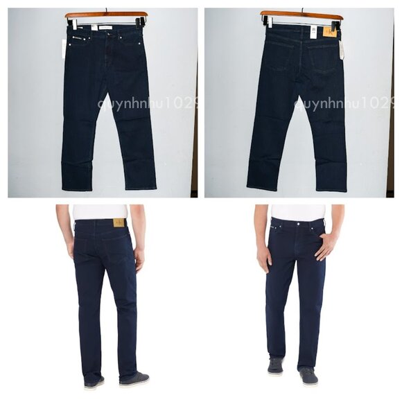 Calvin Klein Men's Denim Jean Straight Fit Stretch Denim Coin Pocket - Picture 1 of 15